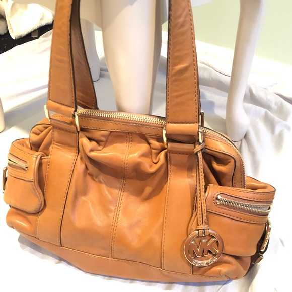 Michael Kors tan leather satchel - Picture 1 of 10